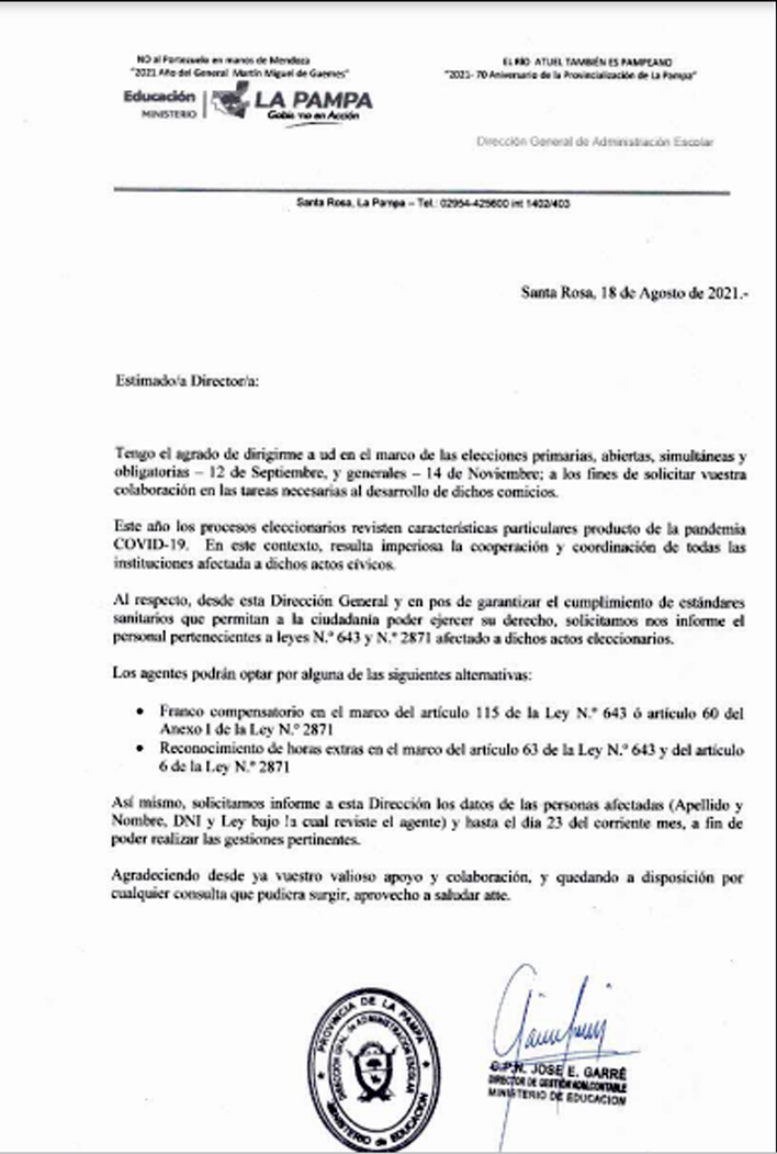 nota elecciones septiembre noviembre 2021
